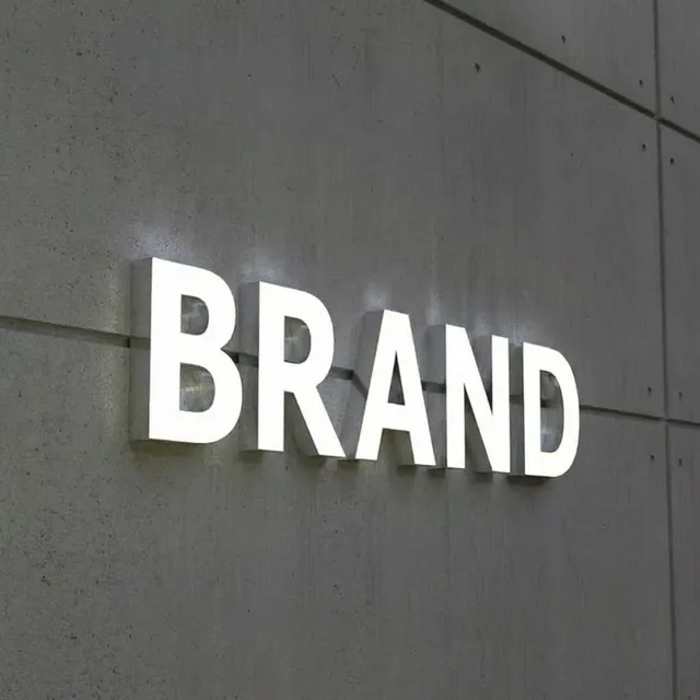 Face Lit Sign