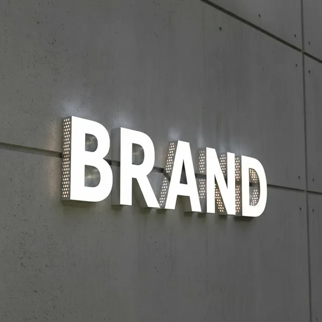 Frontlit Sign With Punch Holes