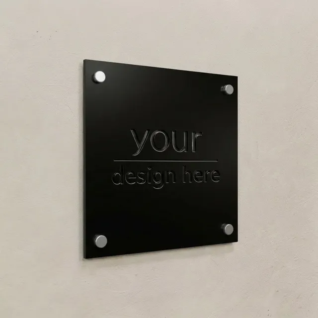 Engraved Metal Sign
