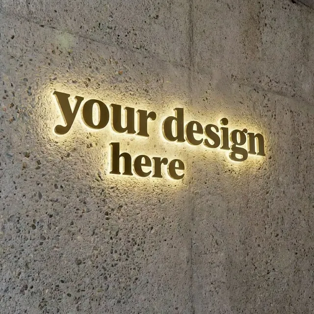Back Lit Sign