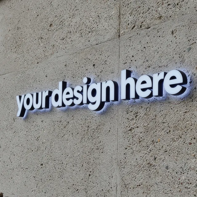 Back &amp; Frontlit Sign