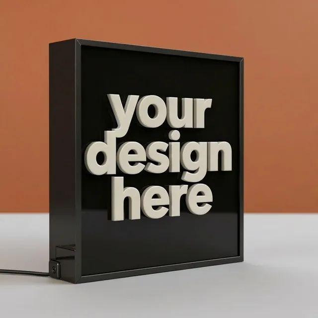 Push-Thru Lightbox