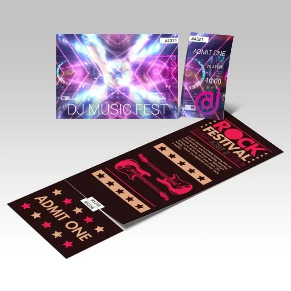 Custom Variable Numbering Event Tickets