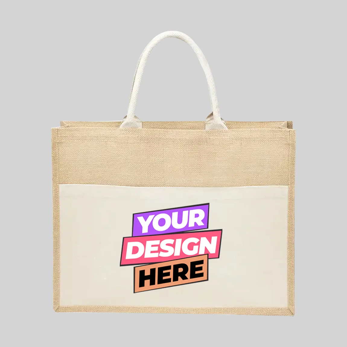 Promotional Paradise Jute Tote Bag