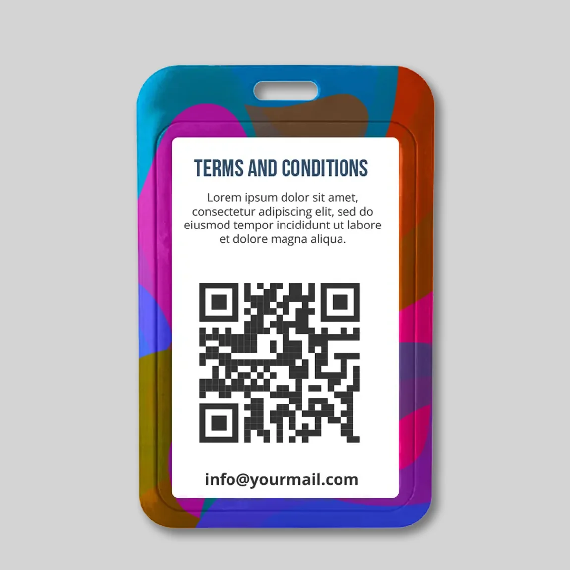 Custom Full Color Printed Plastic Holders