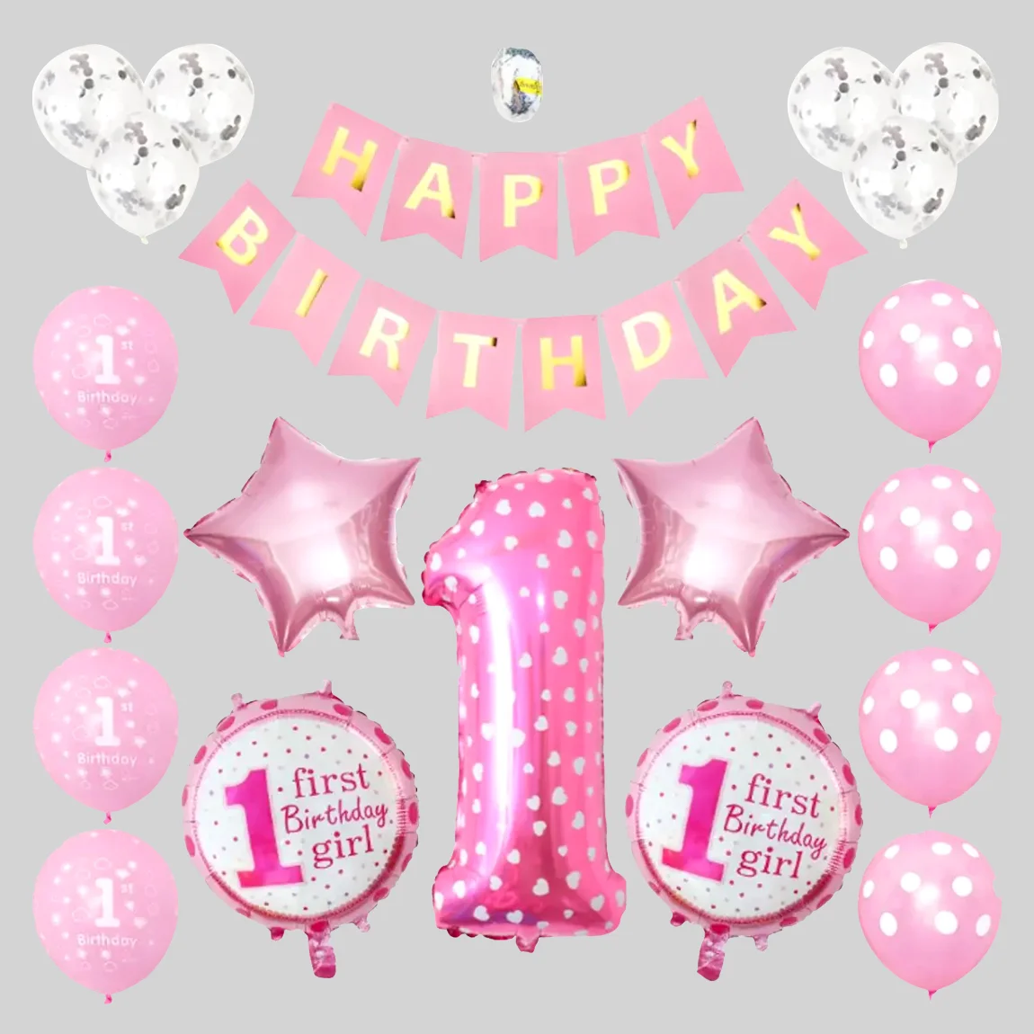 1st Birthday Kit (Girl)