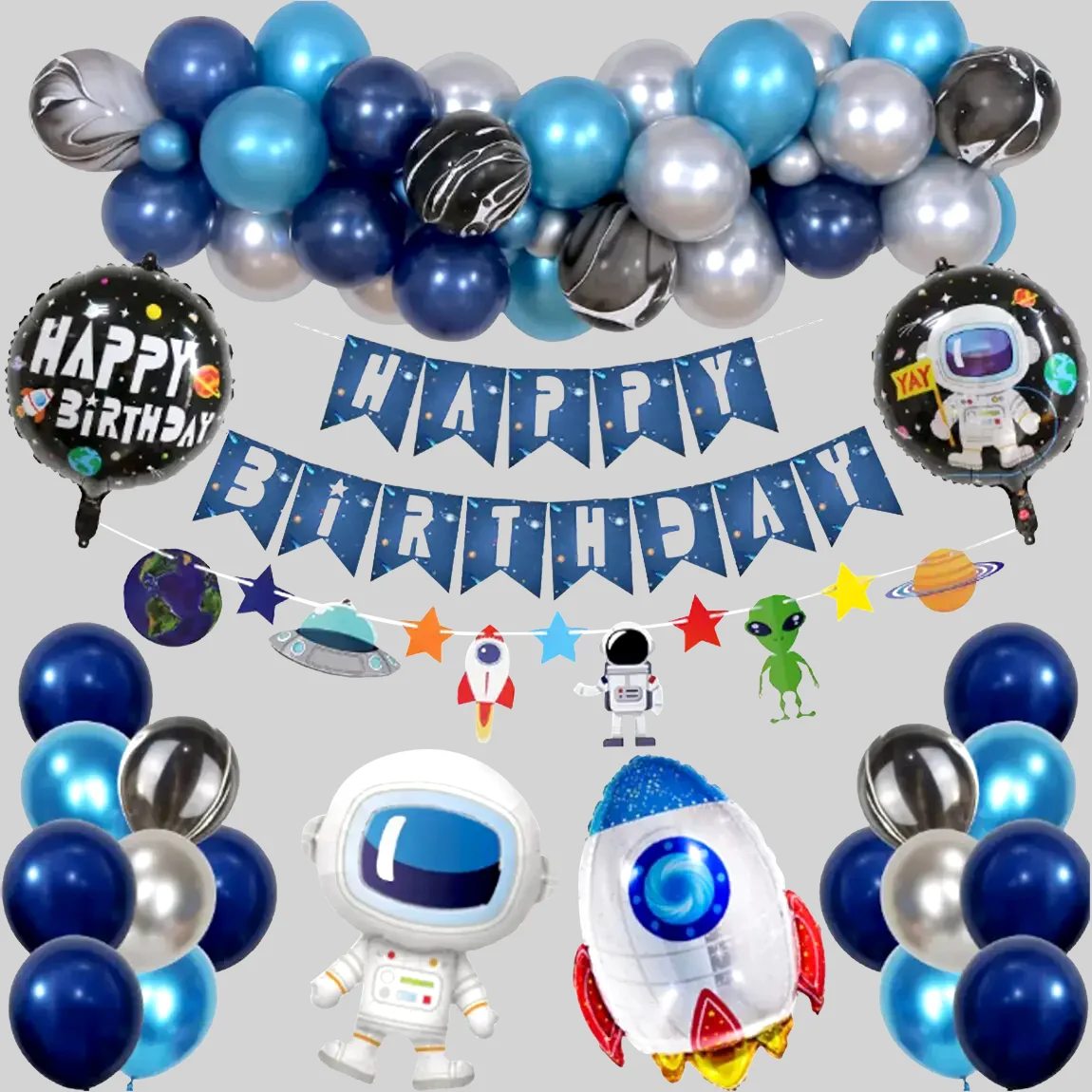 Space Theme Birthday Kit