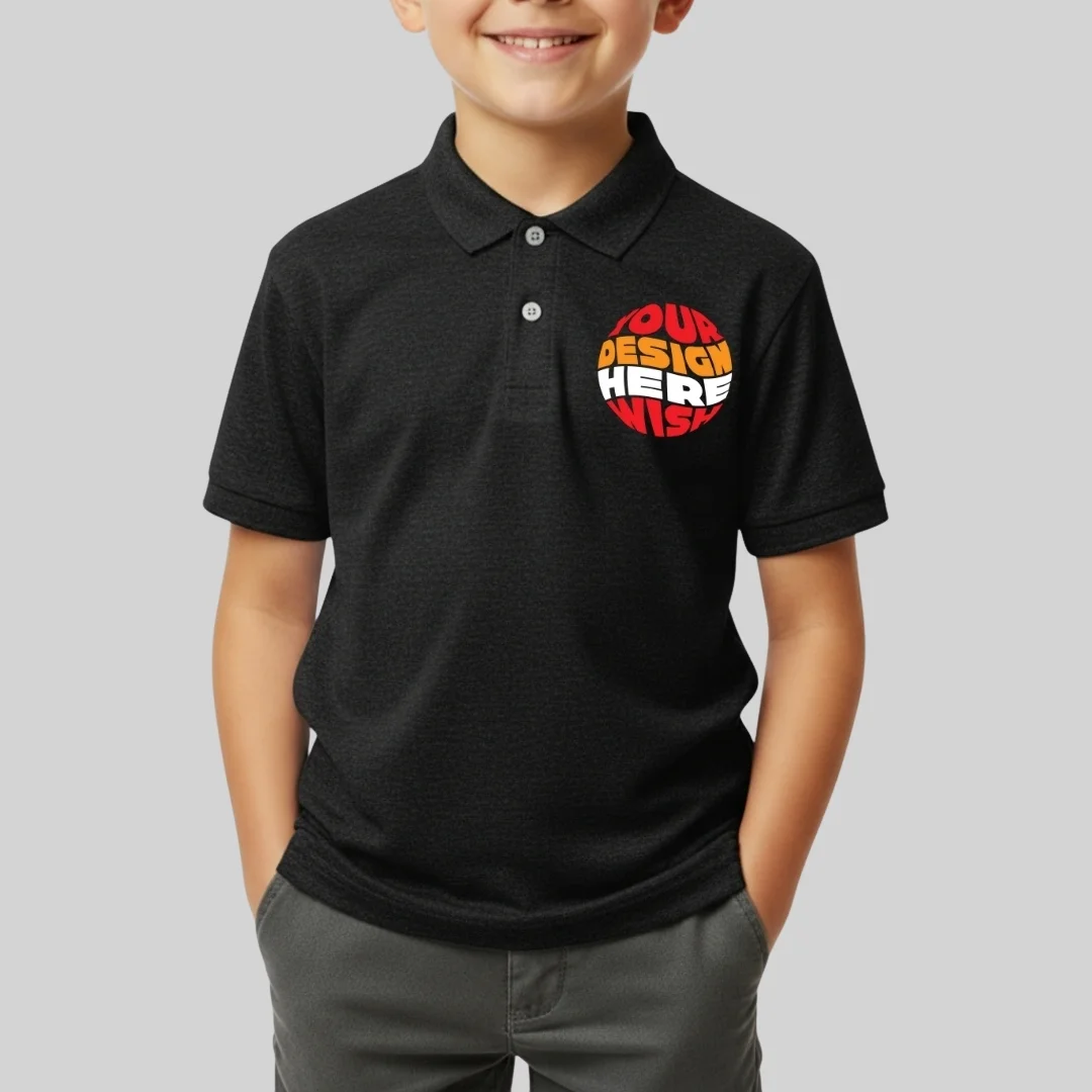 Youth Zone Sonic Heather Performance Polo