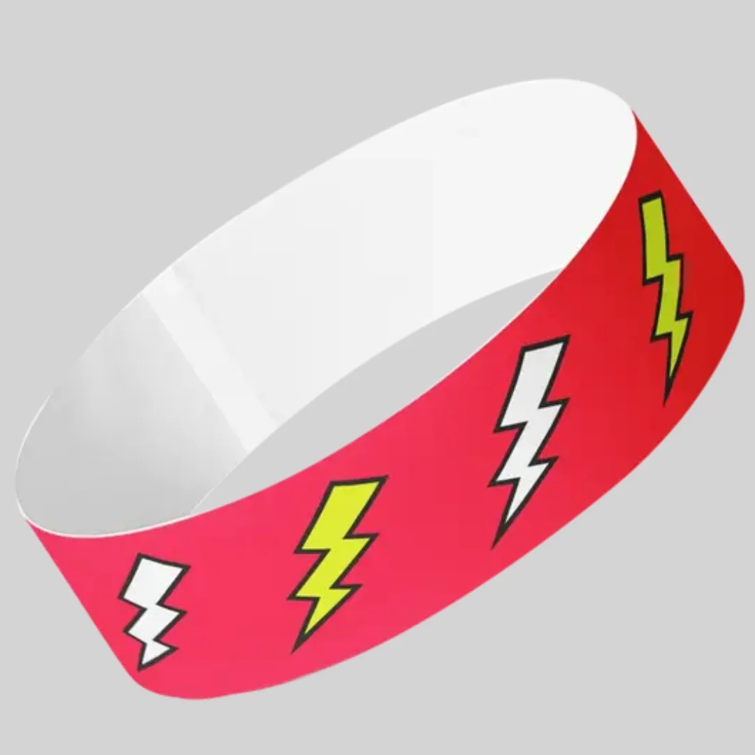 Lightning Tyvek® Wristbands