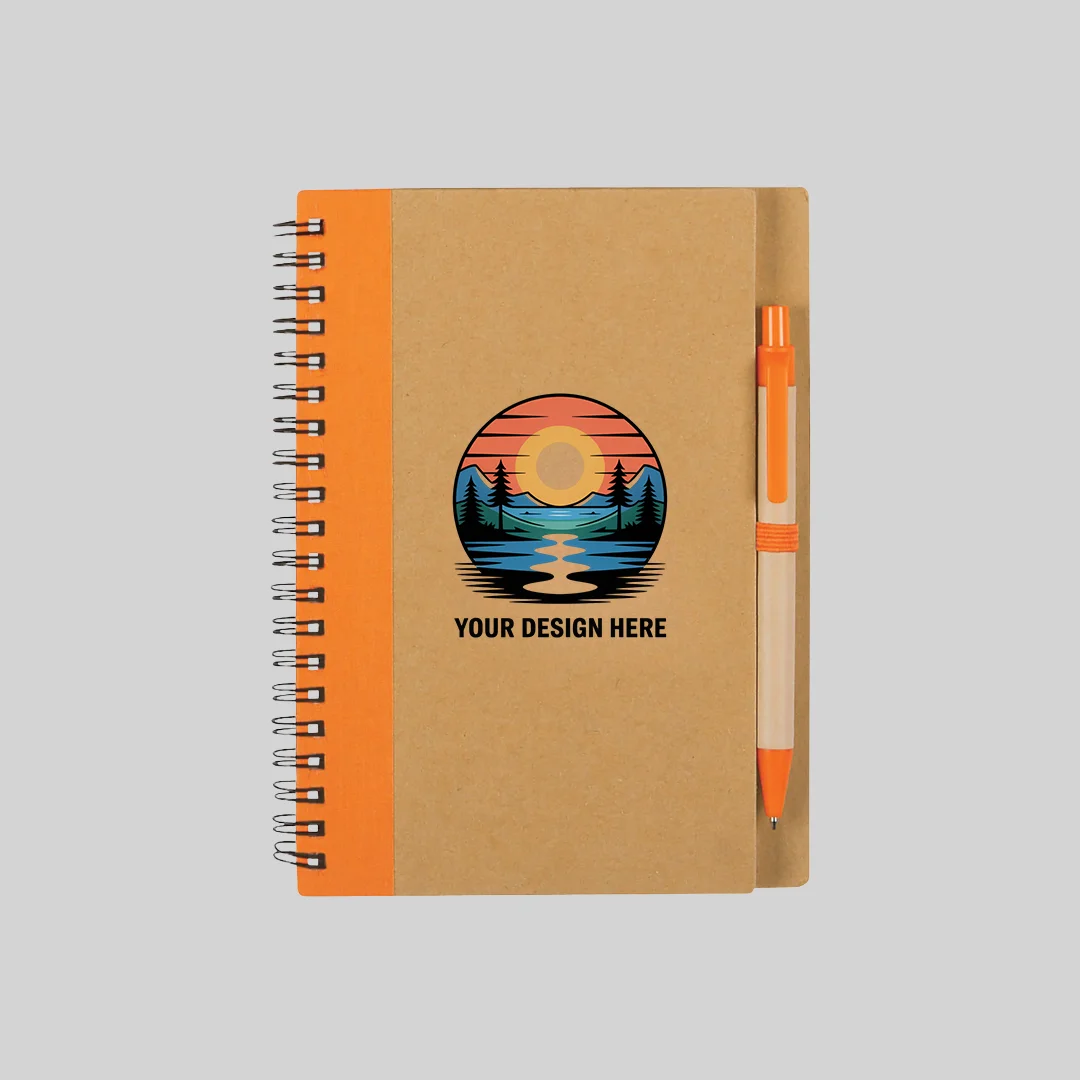 Promo Eco-Inspired Spiral Notebook & Pen