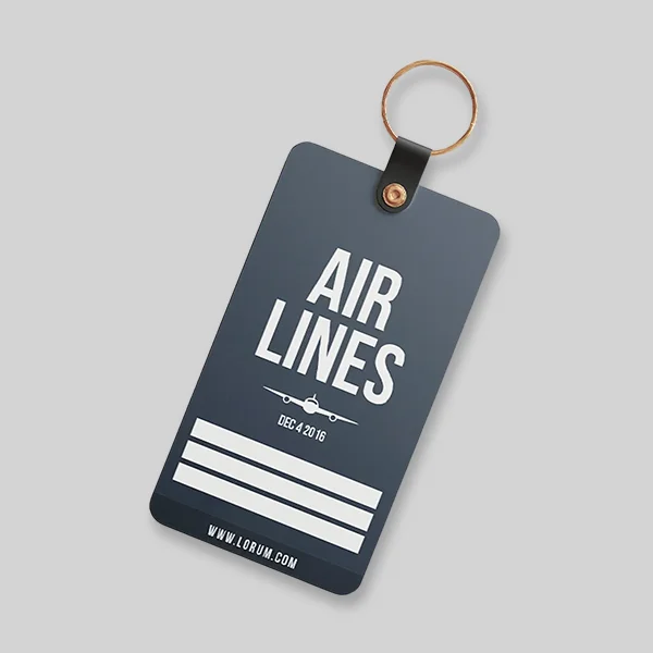 Luggage Tag Keychains