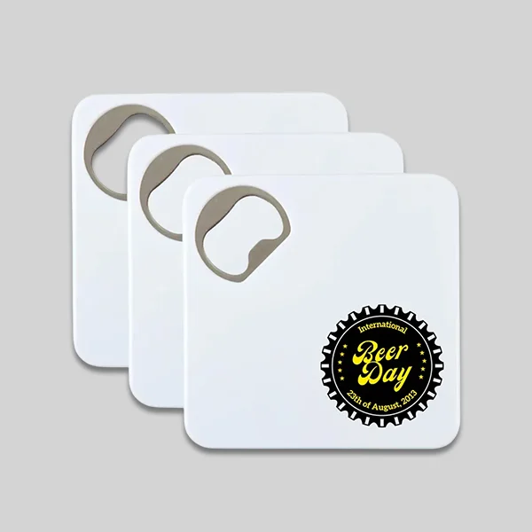 Customized Bottle Opener Coaster