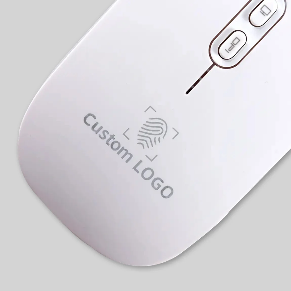 Custom Laser Curved Wireless Mouse