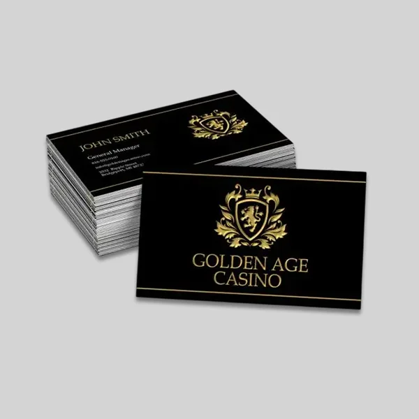 Custom Raised Foil Business Cards