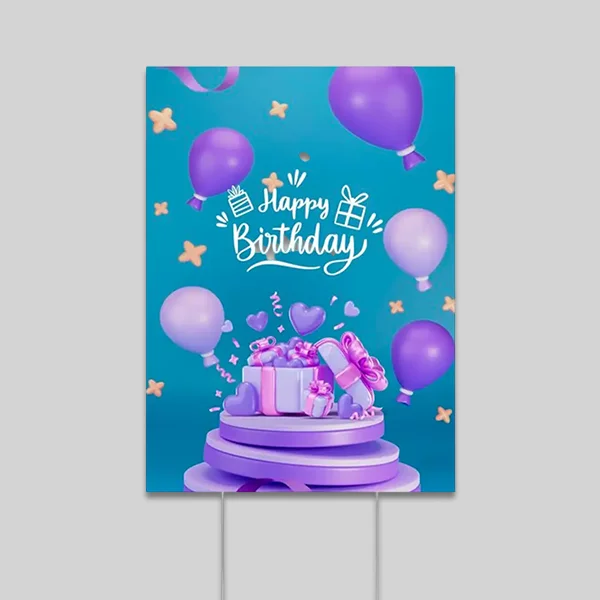 Custom Birthday Yard Signs