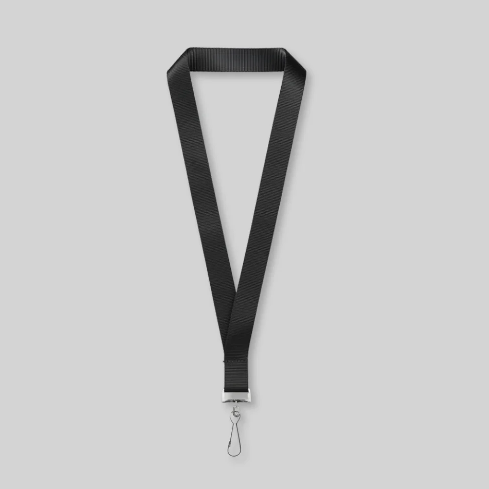 Blank Nylon Lanyard with Silver Hook – Pack of 100