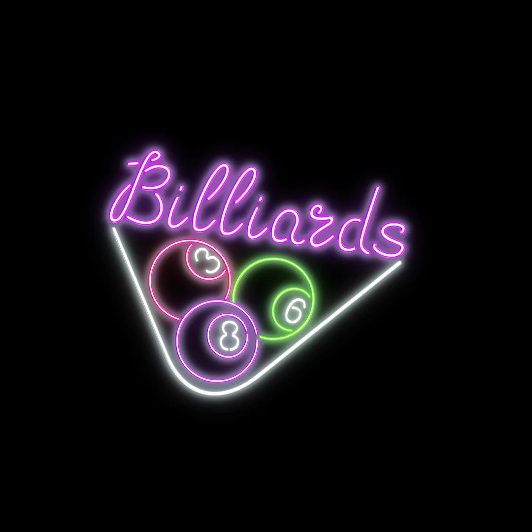 Billiards Neon Signs