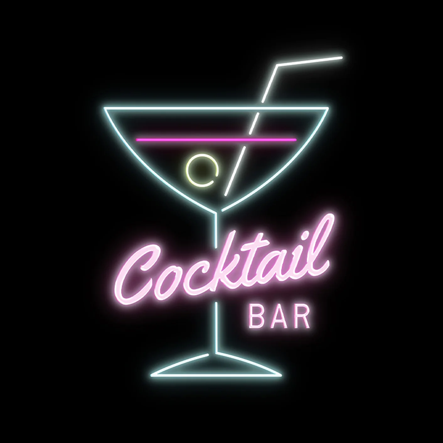 Cocktail Bar Neon Signs