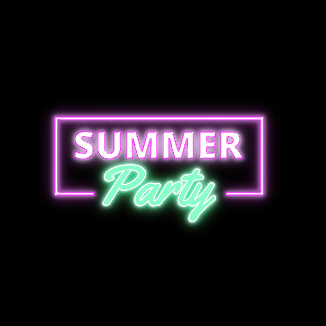 Summer Party Neon Signs