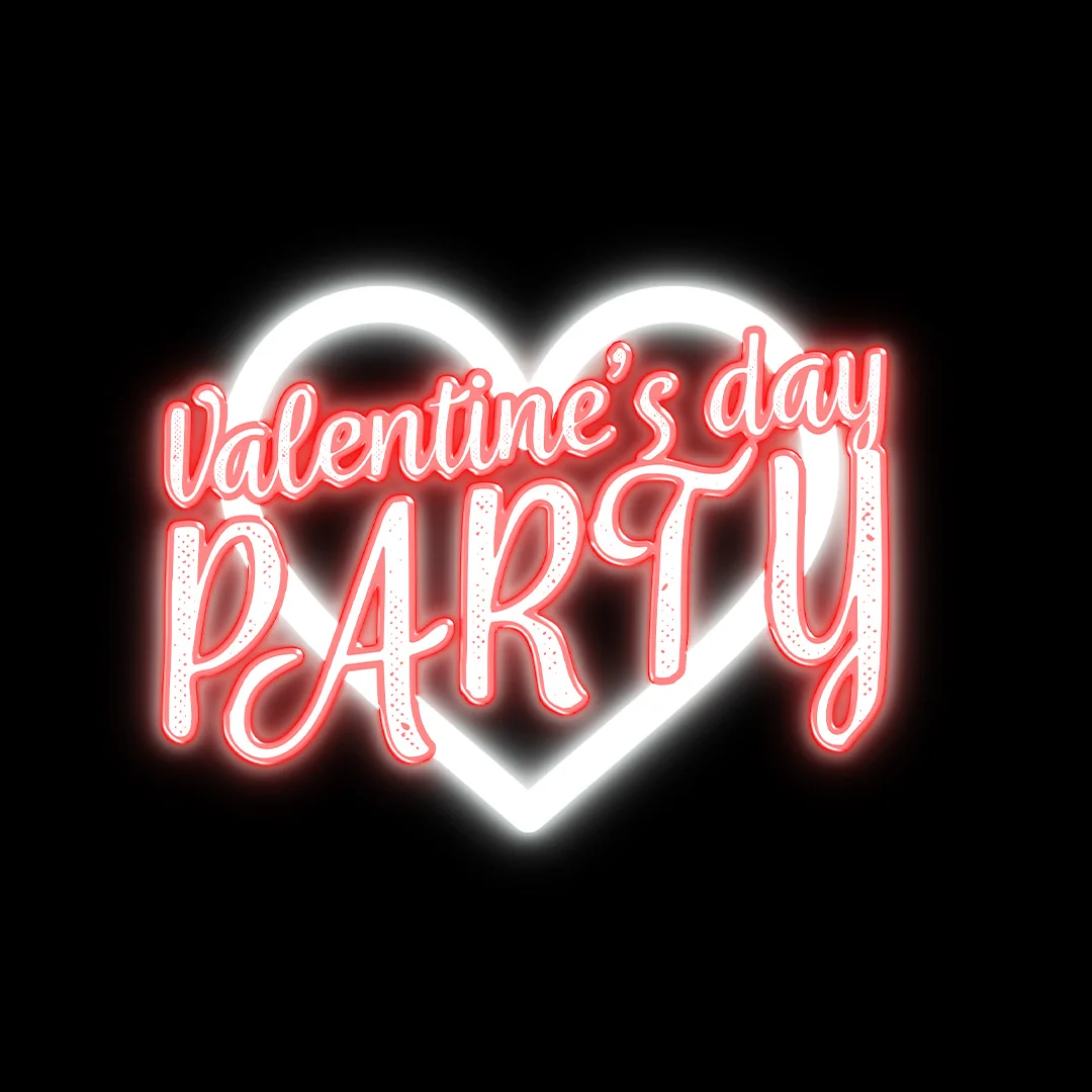 Valentines Day Party Neon Signs