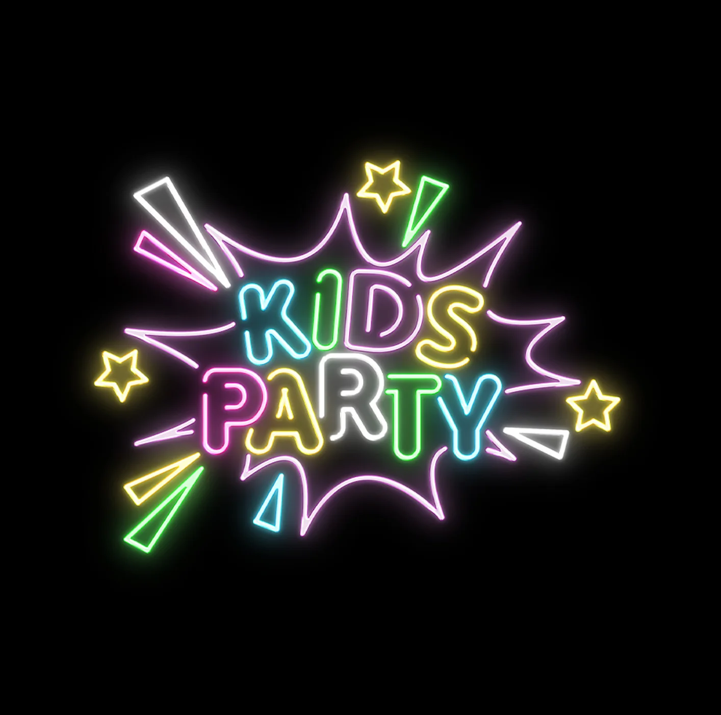 Kids Party Neon Signs