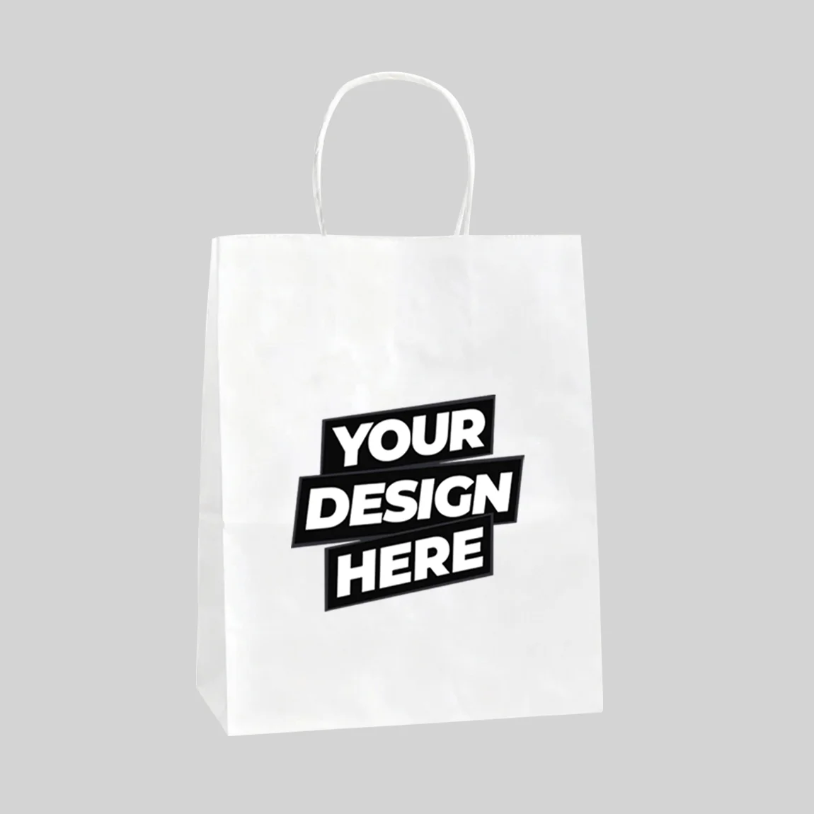 Paper Shopping Bags with Twisted Handles