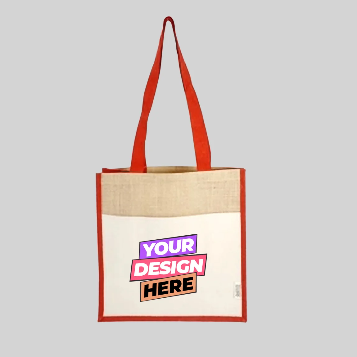 Recycled Cotton Jute Tote Bags