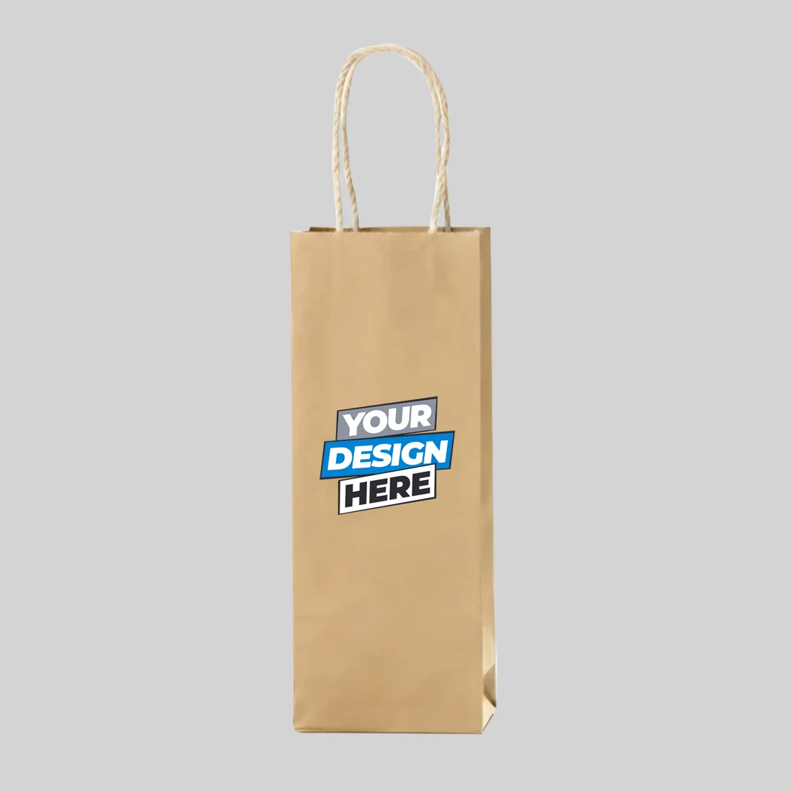 Kraft Paper Wine Tote Bags