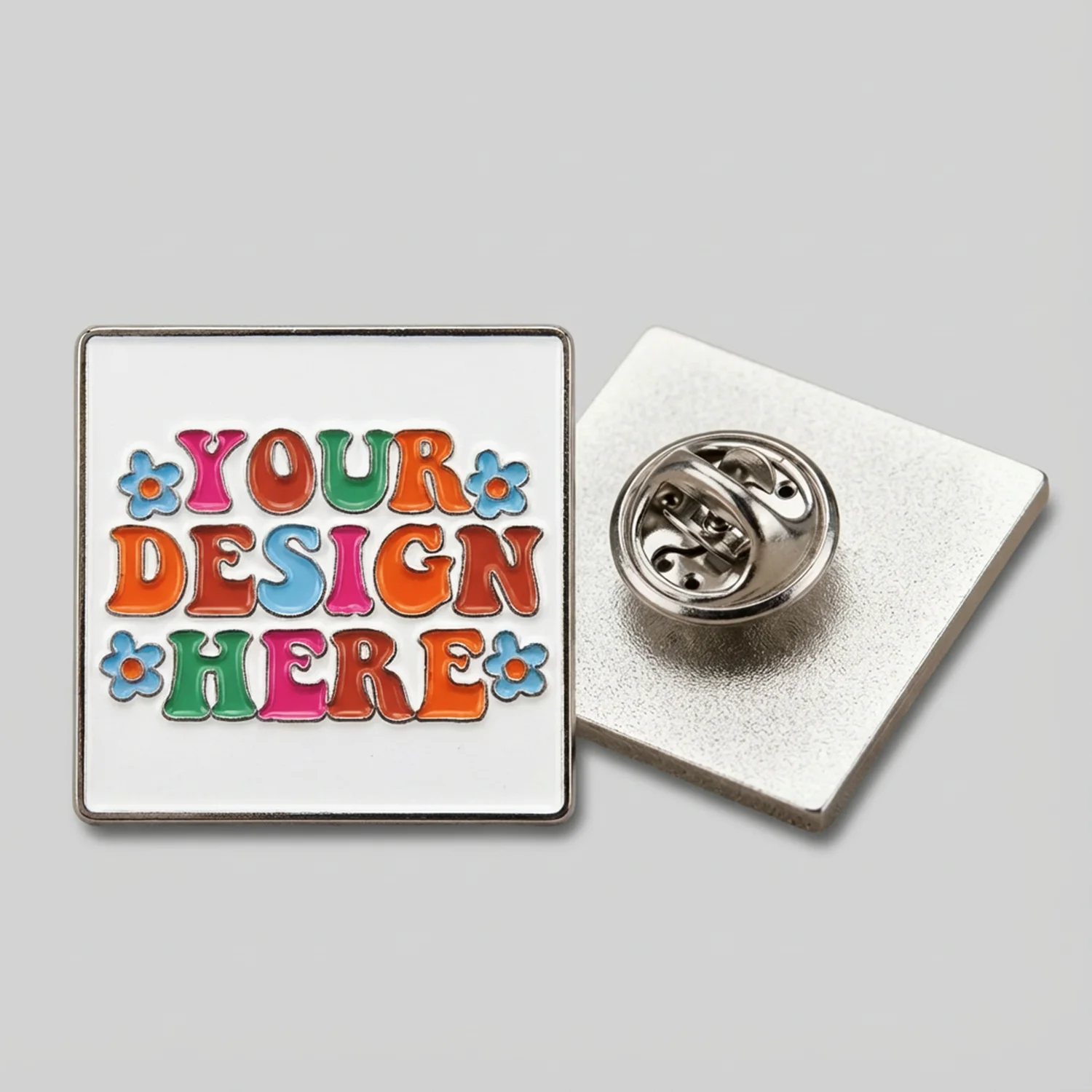 Square Lapel Pins