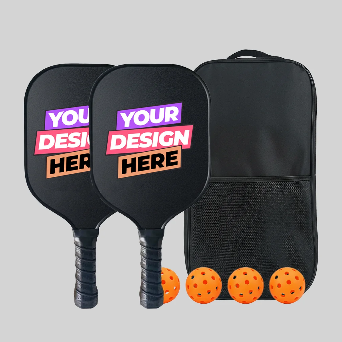 3K-T700 Carbon Fiber Pickleball Paddle Set