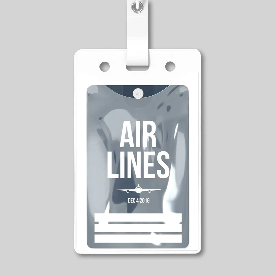 Blank Luggage Tag Holders