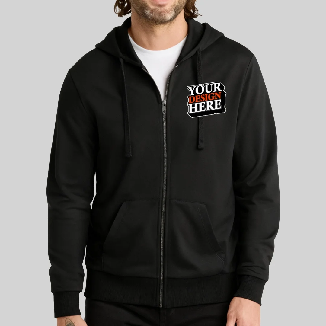 Allmade Unisex Organic French Terry Full-Zip Hoodie