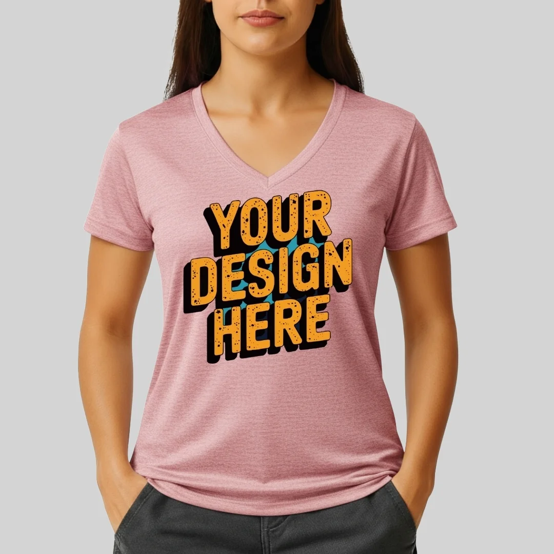 Port & Company ® Women Fan Favorite ™ Blend V-Neck T-Shirt