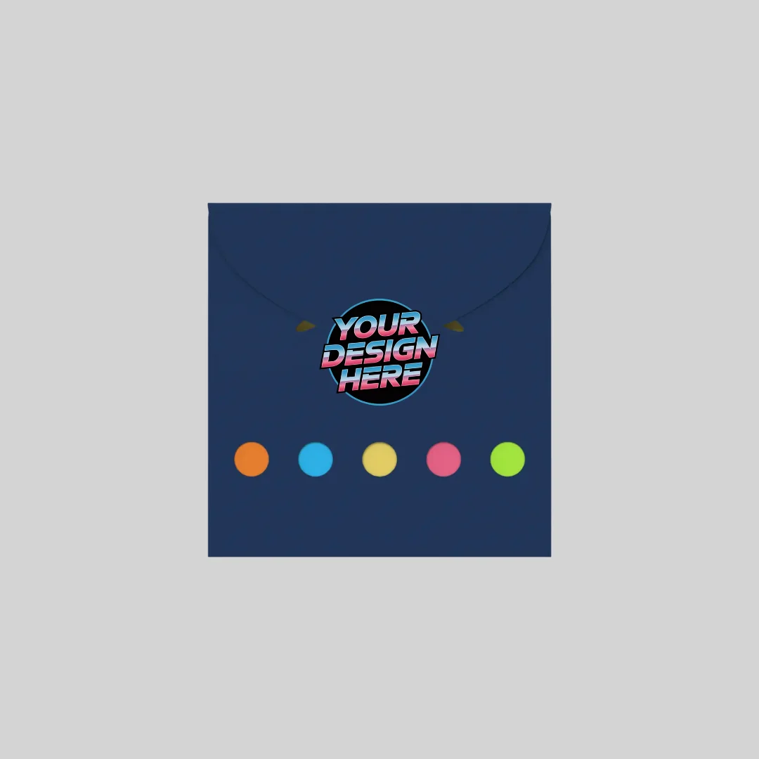 Sticky Notes and Flags in Pocket Case