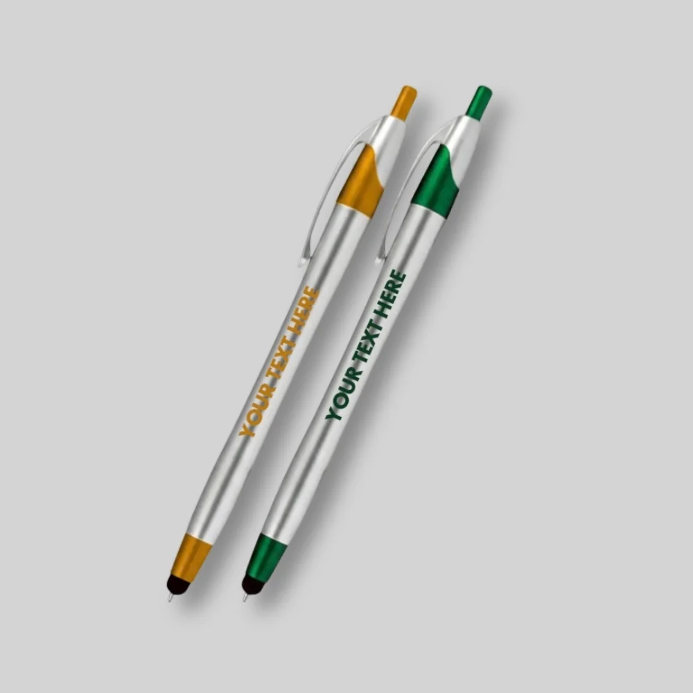 Custom Silver Javelina Stylus Pens