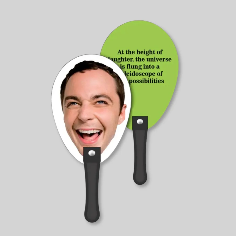 Egg Shape Hand Fan