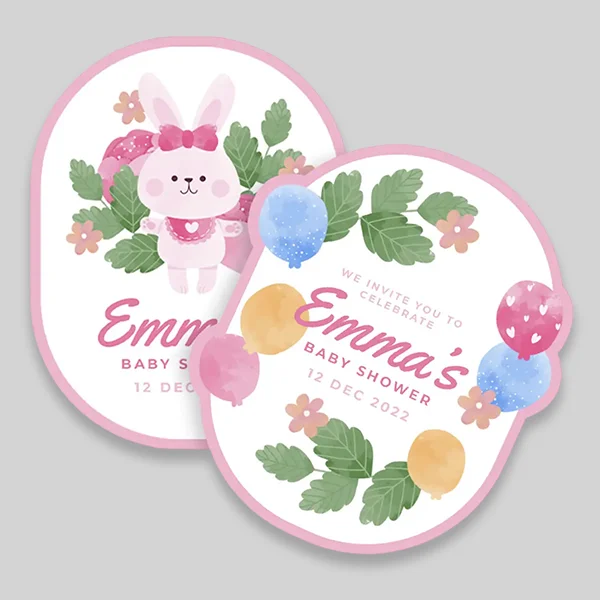 Custom Baby Shower Stickers