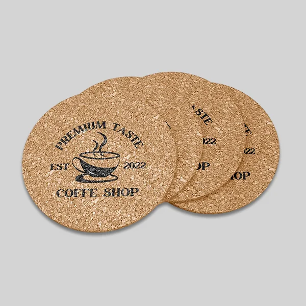 Custom Cork Coasters