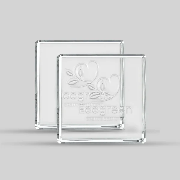 Customized Crystal Carving Coaster