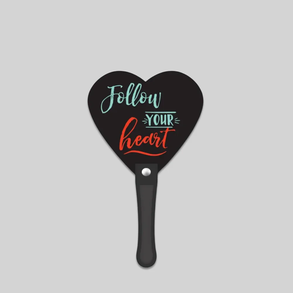 Heart Shape Hand Fan