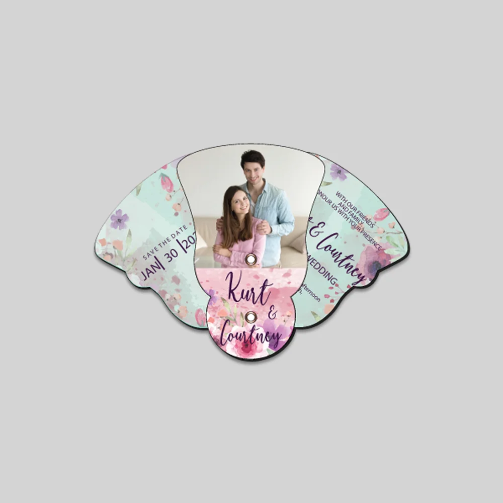4 Part Expandable Bell Hand Fan