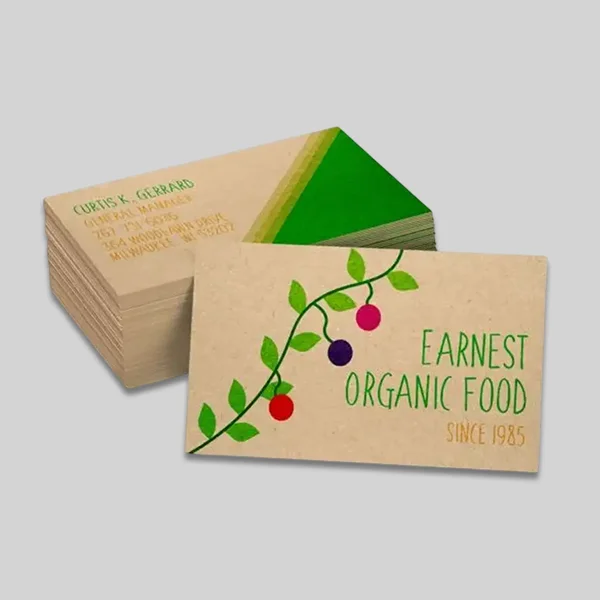 Custom Brown Kraft Business Cards