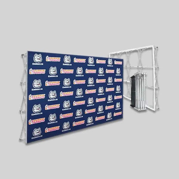 Custom Pop Up Straight Displays
