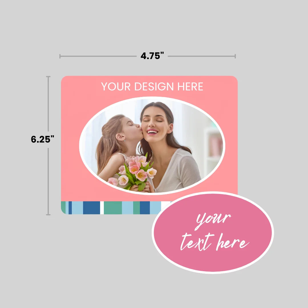 Jumbo Picture Frame Magnet - Oval Punch Out