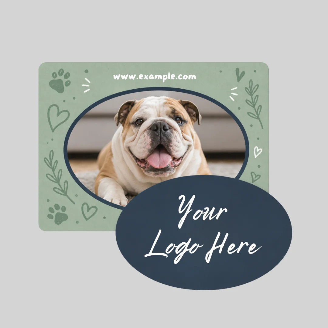 2-in-1 Oval Car Magnet w/Picture Frame