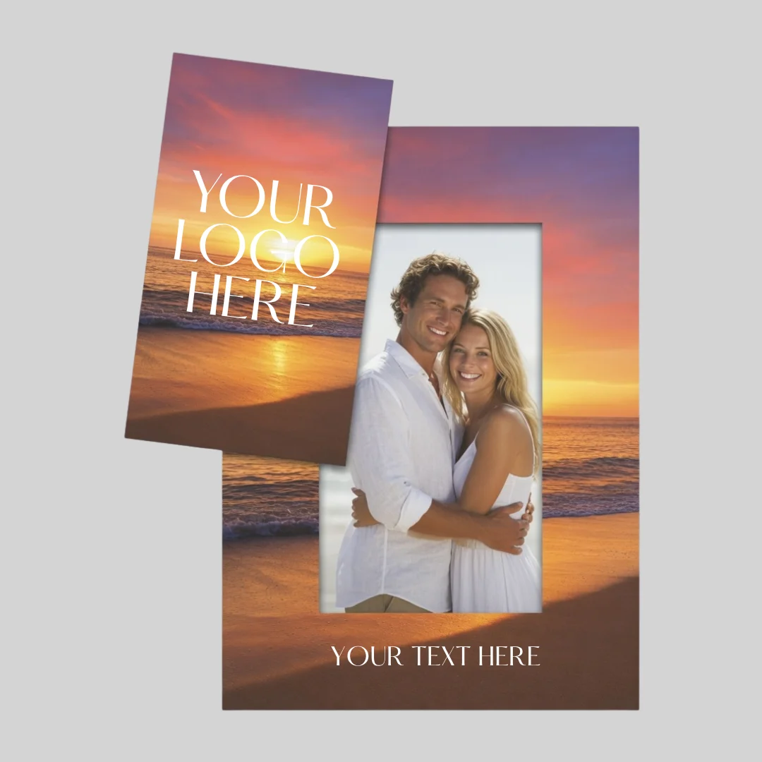 Bus Card Punch Out Picture Frame Magnet