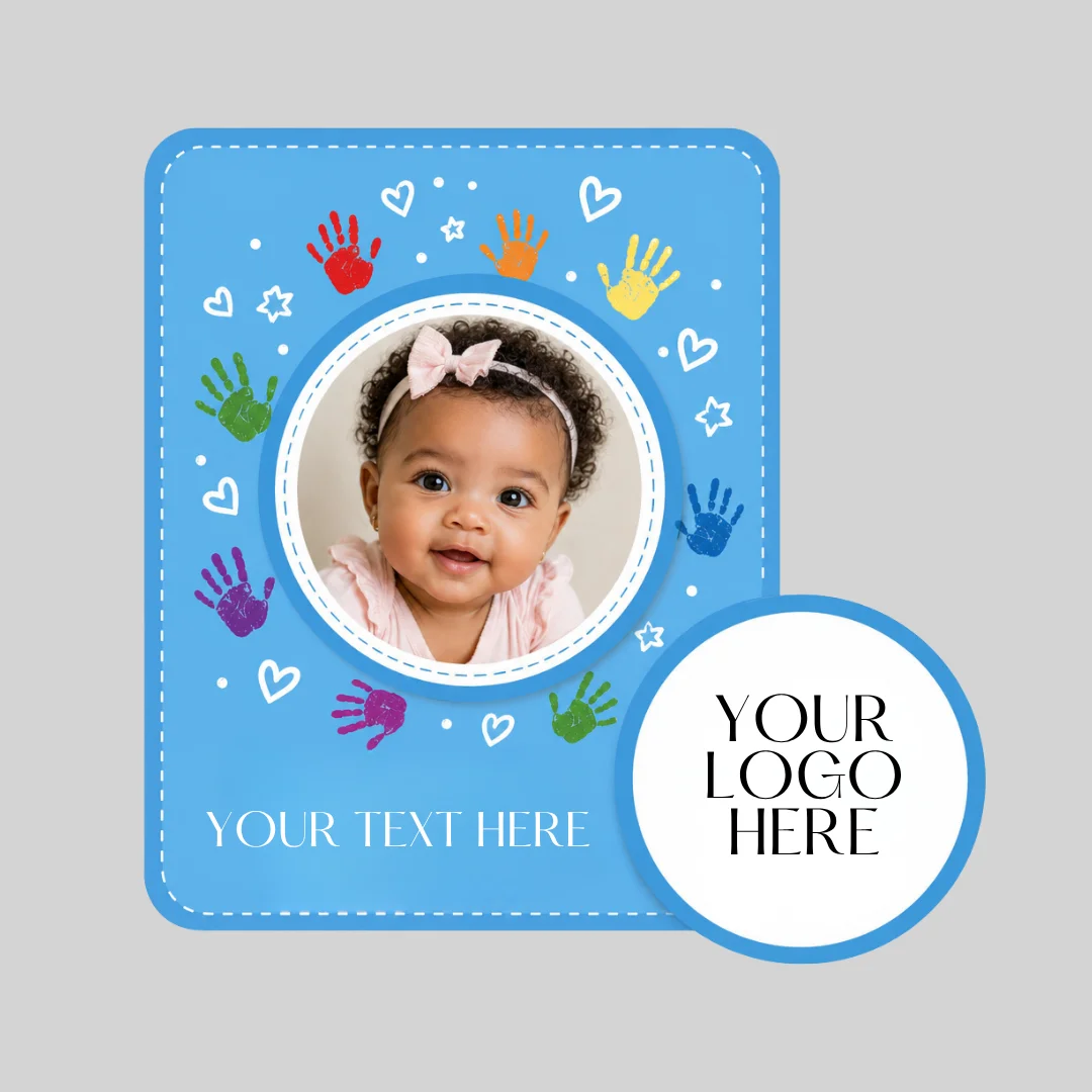 Circle Punch Out Picture Frame Magnet