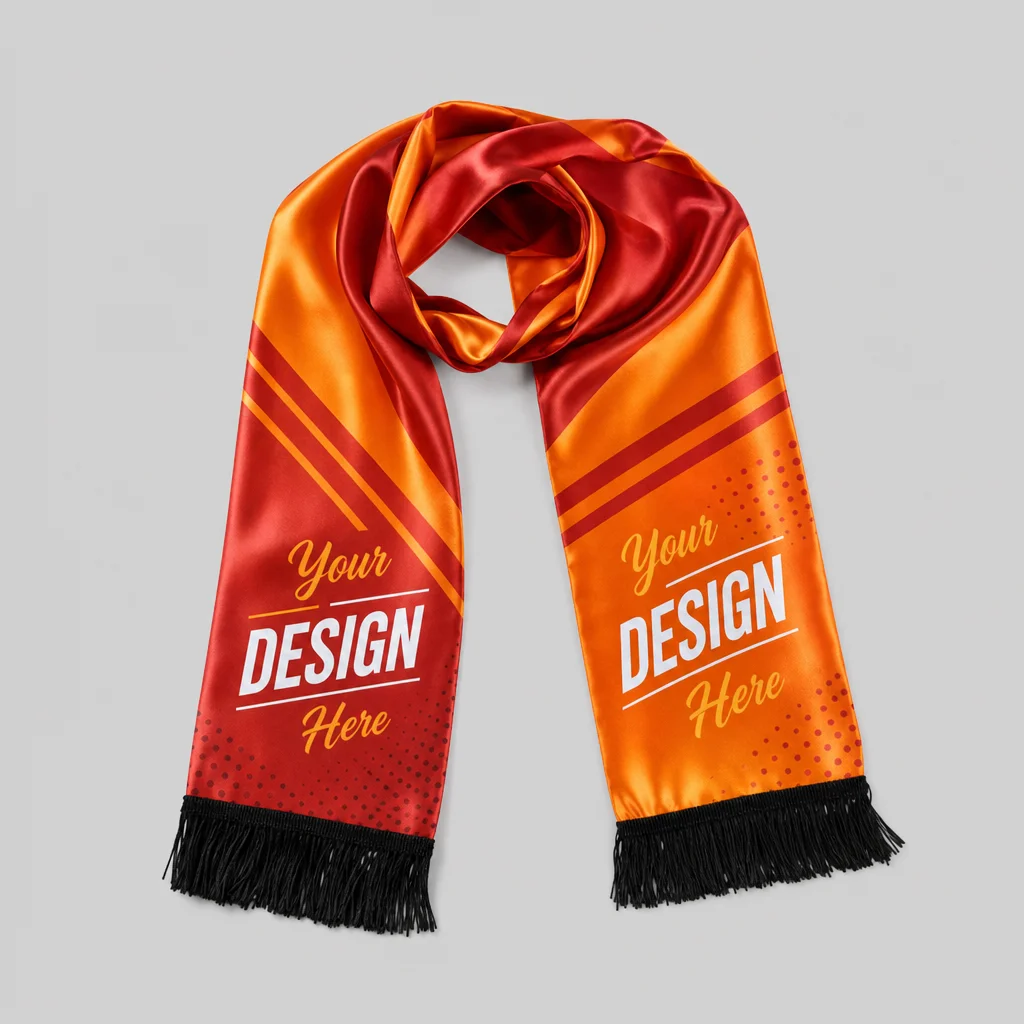Custom Soccer Fan Scarf