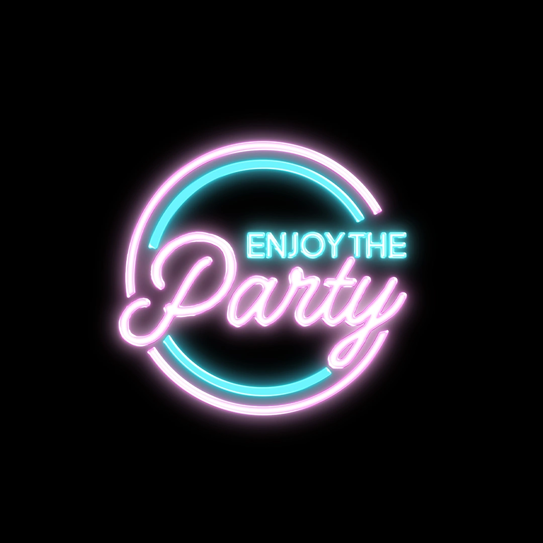 Enjoy the Party Neon Signs