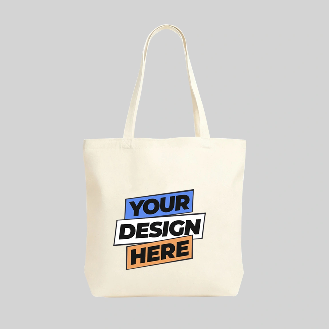 Jumbo Cotton Tote Bags (Natural)